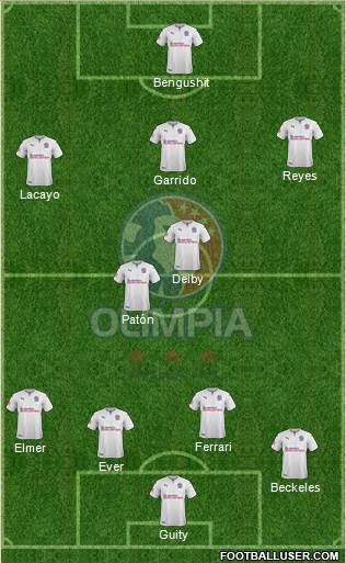 CD Olimpia Formation 2019