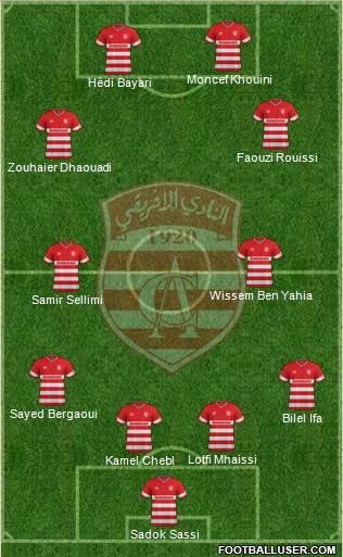 Club Africain Tunis Formation 2019