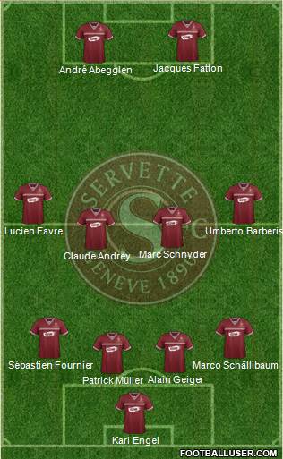 Servette de Genève Football Formation 2019
