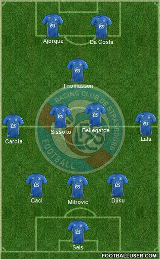 Racing Club de Strasbourg-Football Formation 2019