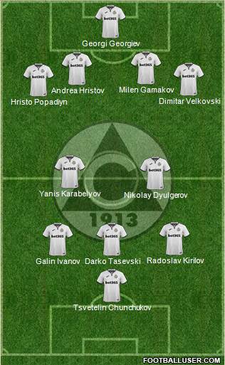 Slavia (Sofia) football formation