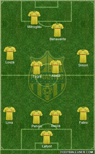 FC Nantes Formation 2019