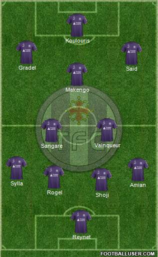 Toulouse Football Club Formation 2019