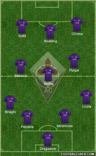 Fiorentina Formation 2019