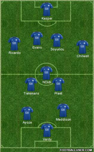 Leicester City Formation 2019