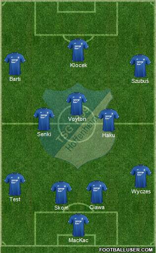 TSG 1899 Hoffenheim Formation 2019