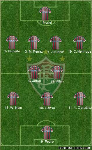 Fluminense FC Formation 2019