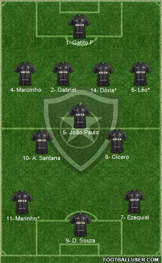 Botafogo FR Formation 2019