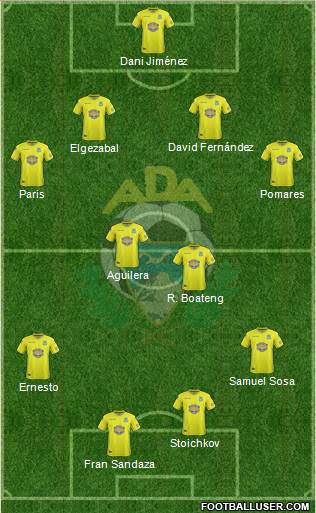 A.D. Alcorcón football formation