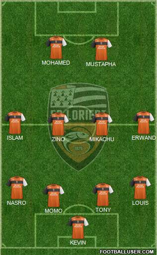 FC Lorient Bretagne Sud Formation 2019