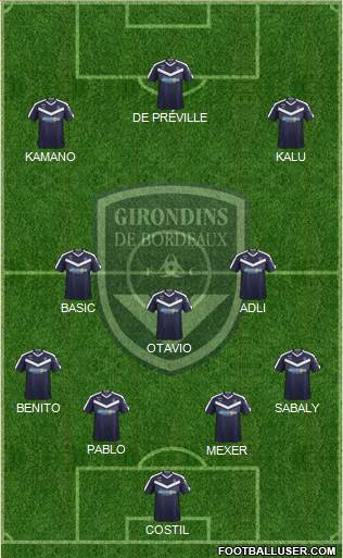 FC Girondins de Bordeaux Formation 2019