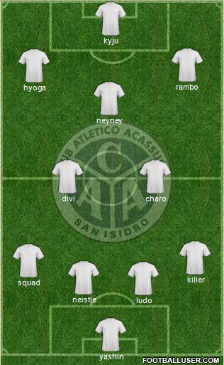 Acassuso football formation