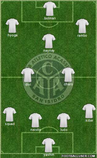 Acassuso football formation