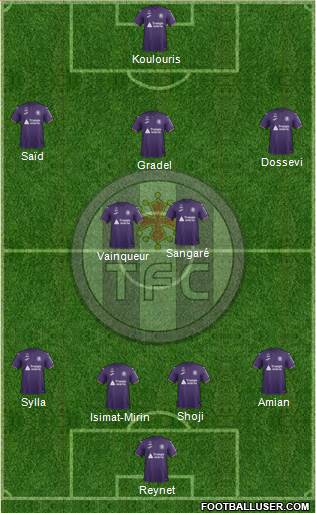 Toulouse Football Club Formation 2019