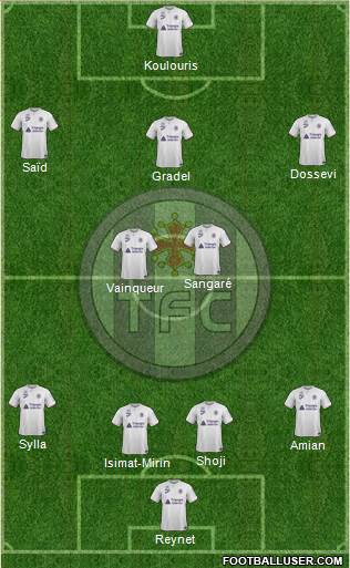 Toulouse Football Club Formation 2019
