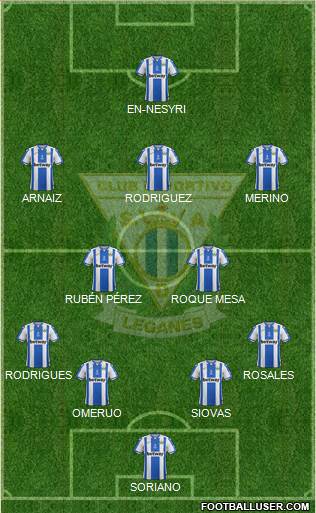 C.D. Leganés S.A.D. football formation