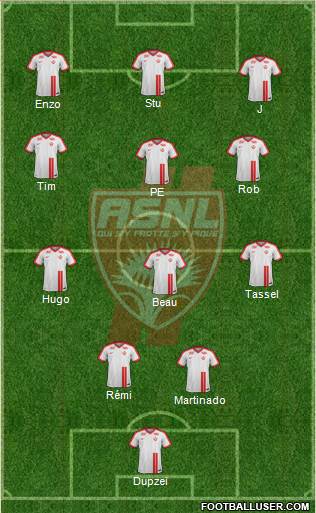 A.S. Nancy Lorraine football formation