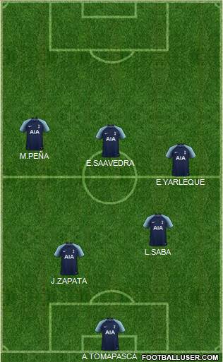 Tottenham Hotspur Formation 2019