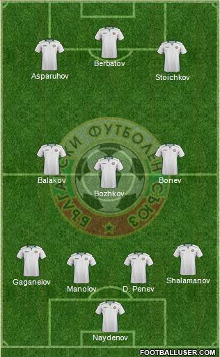 Bulgaria football formation