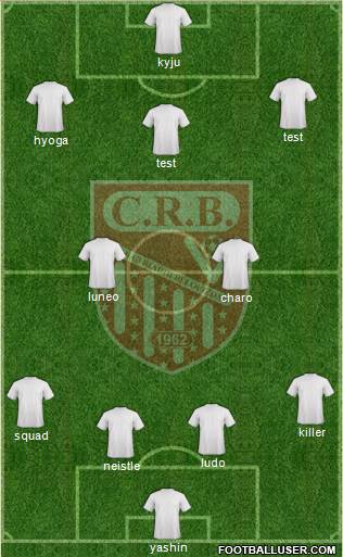 Chabab Riadhi Belouizdad 4-3-3 football formation