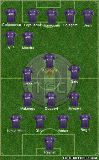 Toulouse Football Club Formation 2019