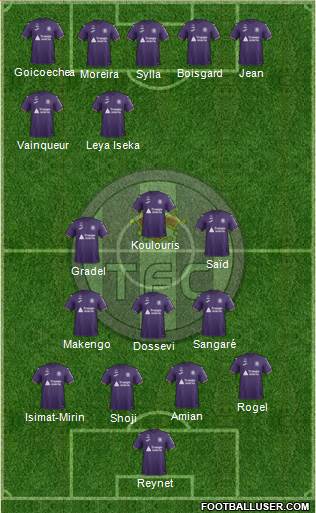 Toulouse Football Club Formation 2019