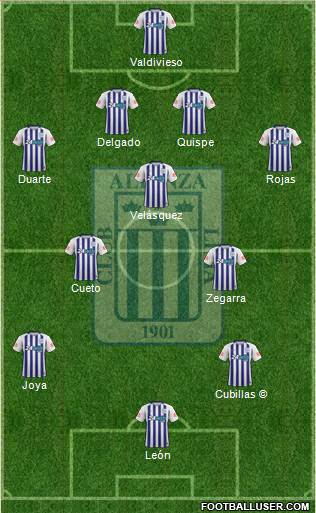 C Alianza Lima Formation 2019