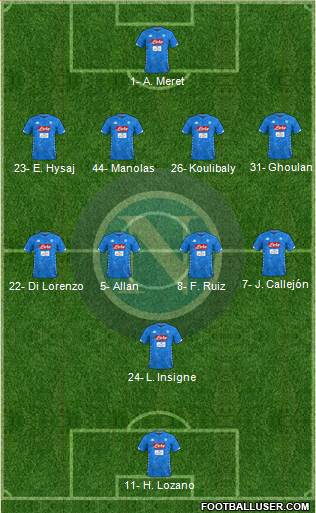 Napoli Formation 2019
