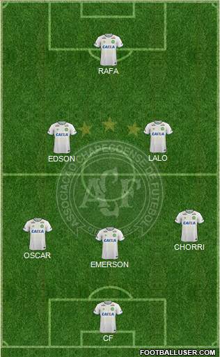 A Chapecoense F football formation