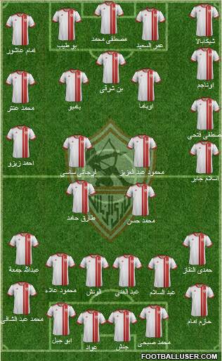 Zamalek Sporting Club football formation