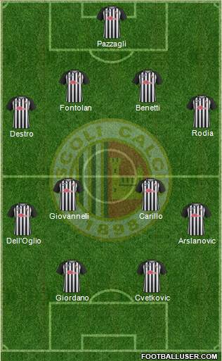 Ascoli football formation