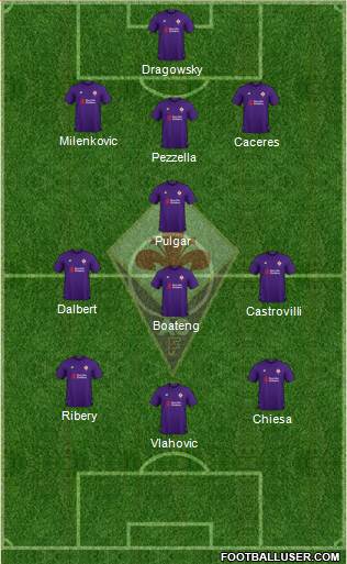 Fiorentina Formation 2019