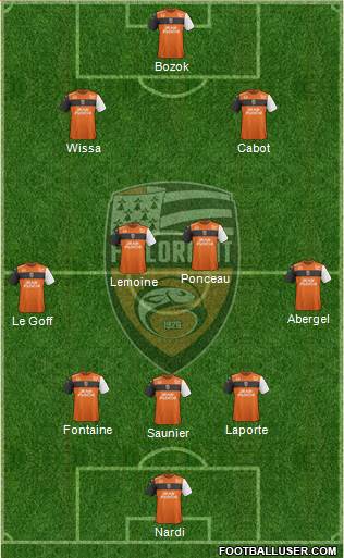 FC Lorient Bretagne Sud Formation 2019