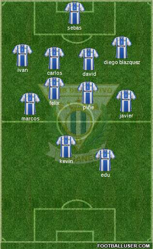 C.D. Leganés S.A.D. football formation