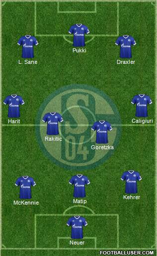 FC Schalke 04 Formation 2019