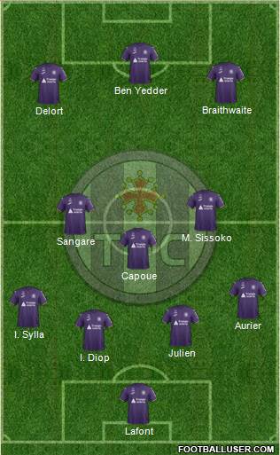Toulouse Football Club Formation 2019