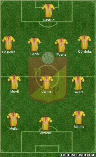CS Deportivo Pereira Formation 2019