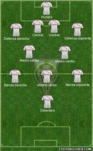 Albacete B., S.A.D. football formation