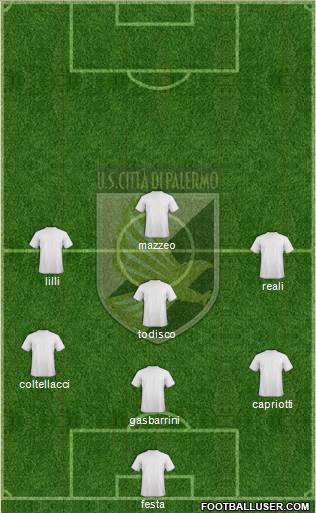 Città di Palermo football formation