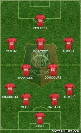 Stade Rennais Football Club Formation 2019