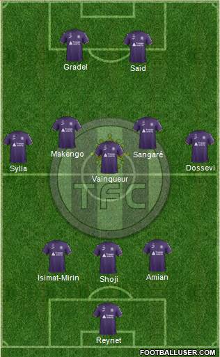 Toulouse Football Club Formation 2019
