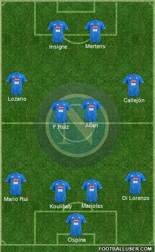 Napoli Formation 2019