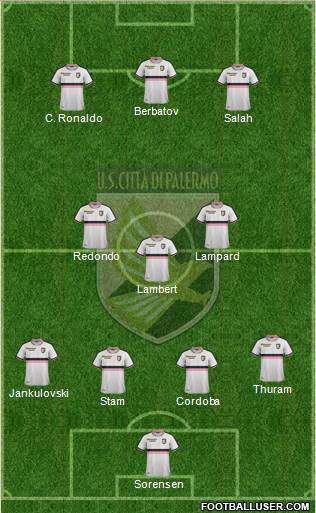 Città di Palermo football formation