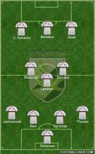 Città di Palermo football formation