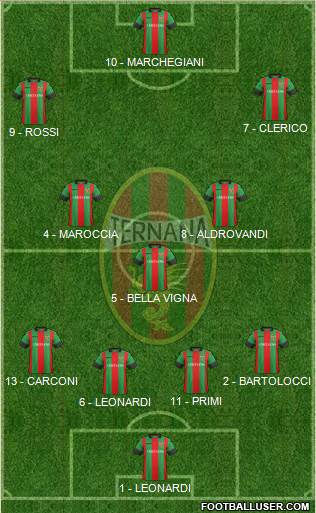 Ternana Formation 2019