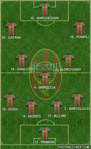 Ternana Formation 2019