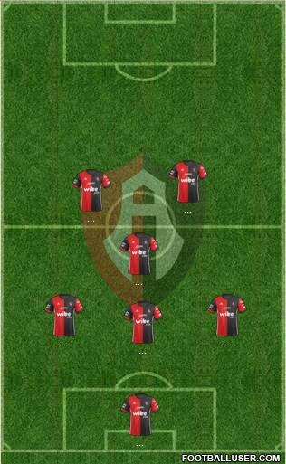 Club Deportivo Atlas football formation