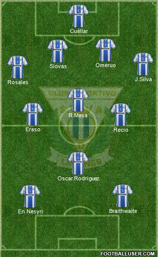 C.D. Leganés S.A.D. football formation