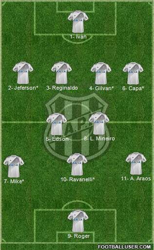AA Ponte Preta Formation 2019