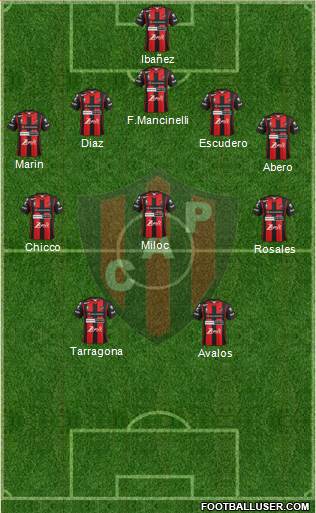 Patronato de Paraná football formation